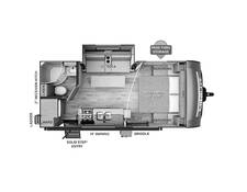 2023 Rockwood Mini Lite 2109S Travel Trailer at Volkert Sales LC STOCK# PD453127 Floor plan Image