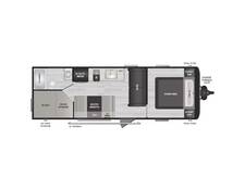 2024 Keystone Hideout Sport Double 240BH Travel Trailer at Volkert Sales LC STOCK# R7240392 Floor plan Image
