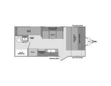2020 Shasta 18BH Travel Trailer at Volkert Sales LC STOCK# LE014693 Floor plan Image