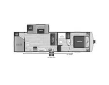 2024 Keystone Arcadia Select 27SBH Fifth Wheel at Volkert Sales LC STOCK# RE550872 Floor plan Image